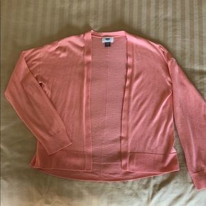 Old Navy girls long sleeved open knit cardigan